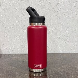 YETI Rambler 36oz Bottle with Straw Lid Harvest Red